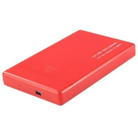 USB 2.0 External Hard Drive SSD Case 480M//bps 2.5inch SATA Shockproof Scratchproof and Waterproof Tool-Free Multiple Colors Available Black